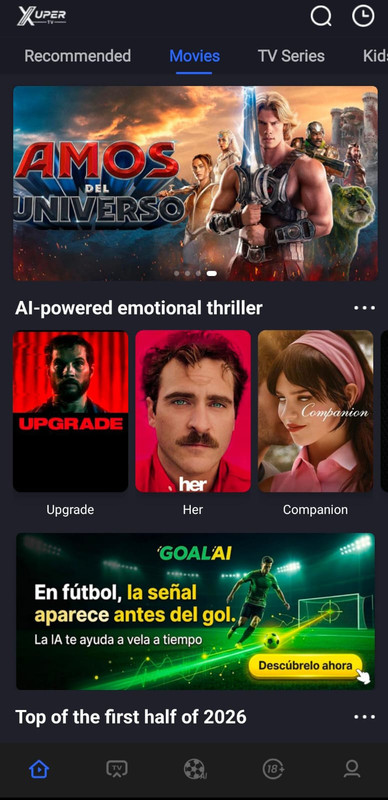Xuper Tv 5.2.0 APK mobile