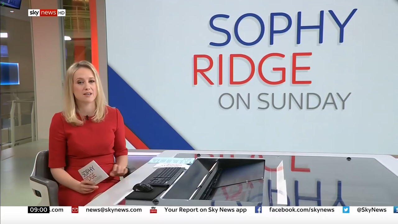 13 January - 09.00.00 - Sophy Ridge On Sunday. A new kind of pol
