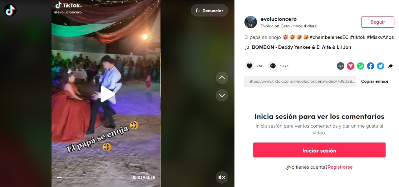 Por bailar sexy a una quinceañera, chambelanes se vuelven virales en TikTok