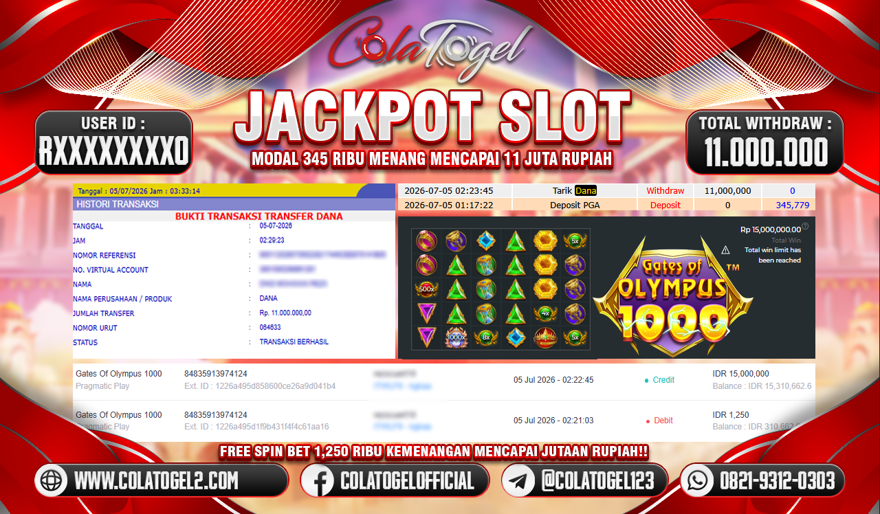 JACKPOT SLOT GACOR!!