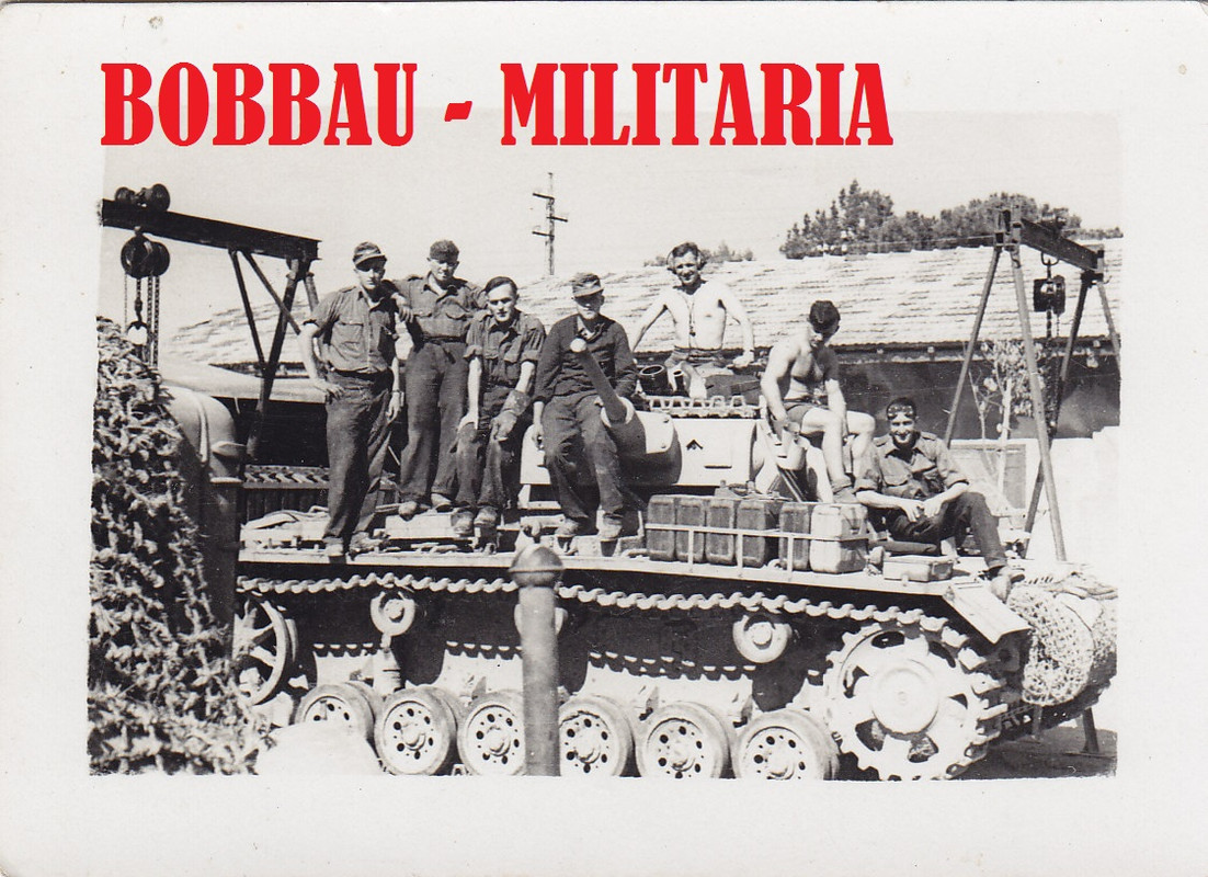 Afrika Südfront Panzer Feldwerkstatt Zusatzpanze