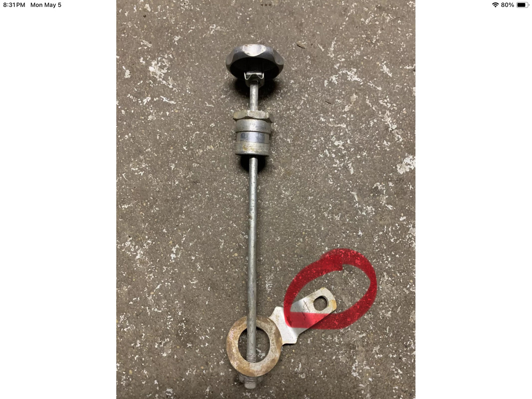 Featherbed steering damper Featherbed steering damper