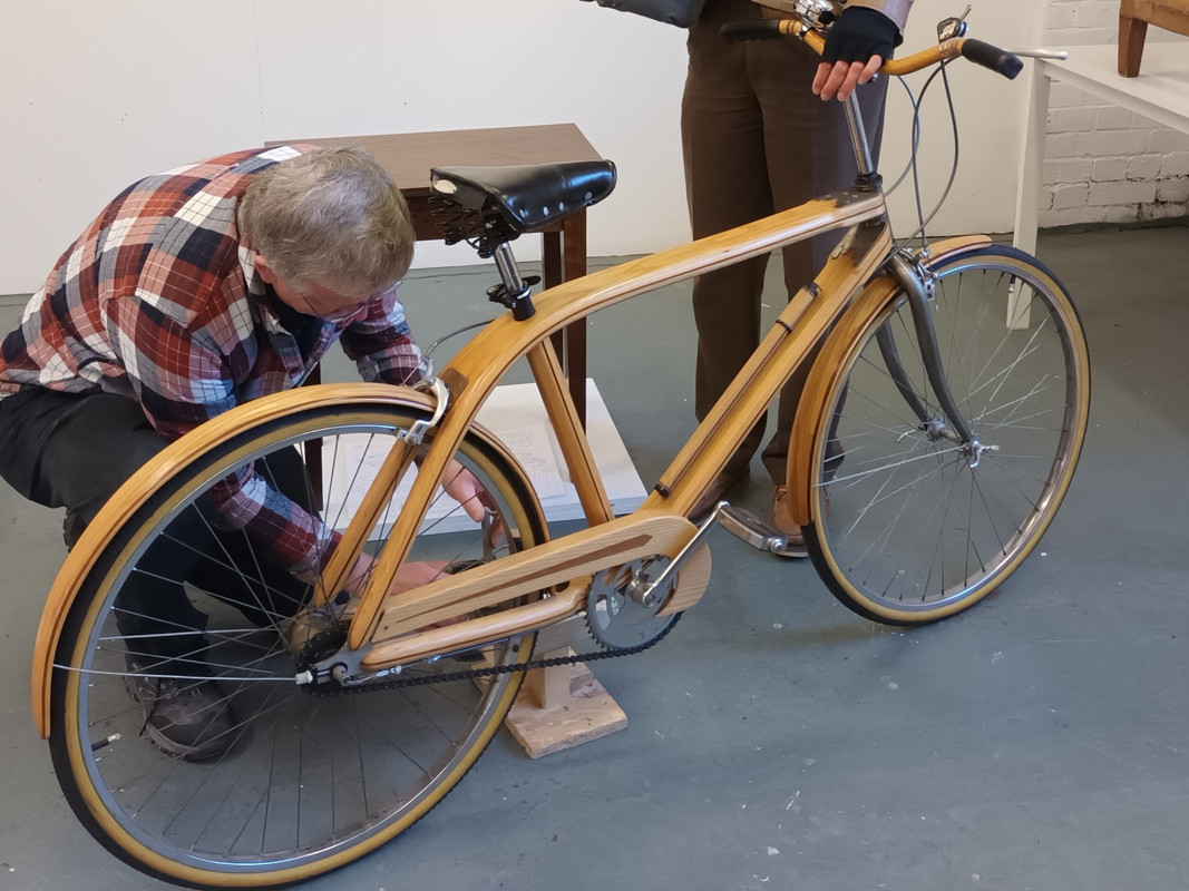 Charlie's wooden bike