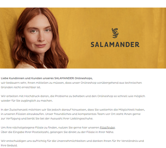 Salamander-Schuhe offline