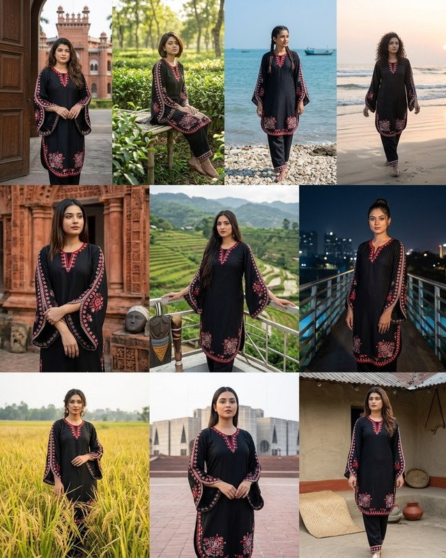 Puja Special Three Piece