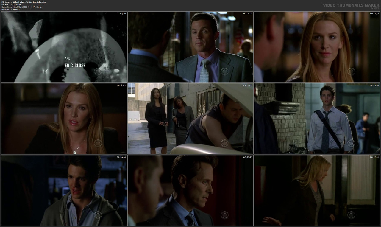 Without a Trace S07E04 True False.mkv