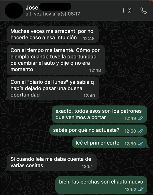 Testimonio José día 1