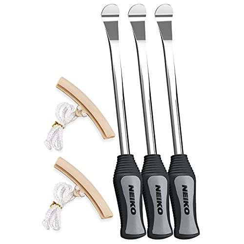 Amazon: Cucharas para neumáticos. (Yo las compre para scooter)