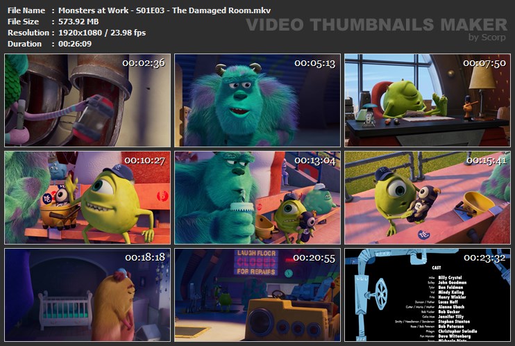 Monsters at Work - S01E03 - The Damaged Room.mkv