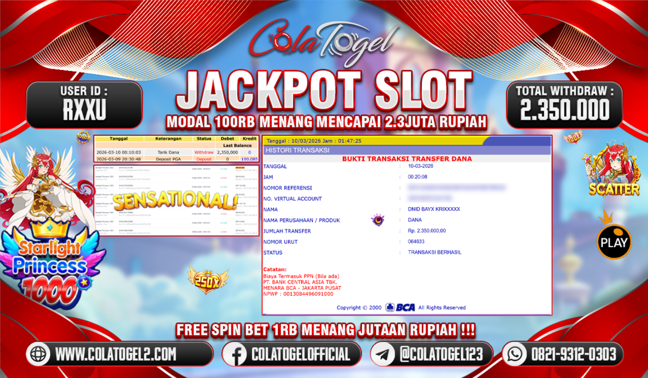 JACKPOT SLOT GACORR!!