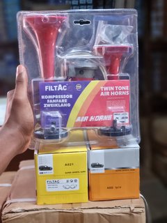 Filtac Loud Super Sport Horn (A021, A002 ARMY 2 PIN, A019, A006 1 PIN, AIR HORN, A002 2 PIN, CARD HORN)