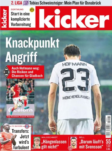 Cover: Kicker Sportmagazin No 55 vom 06  Juli 2023