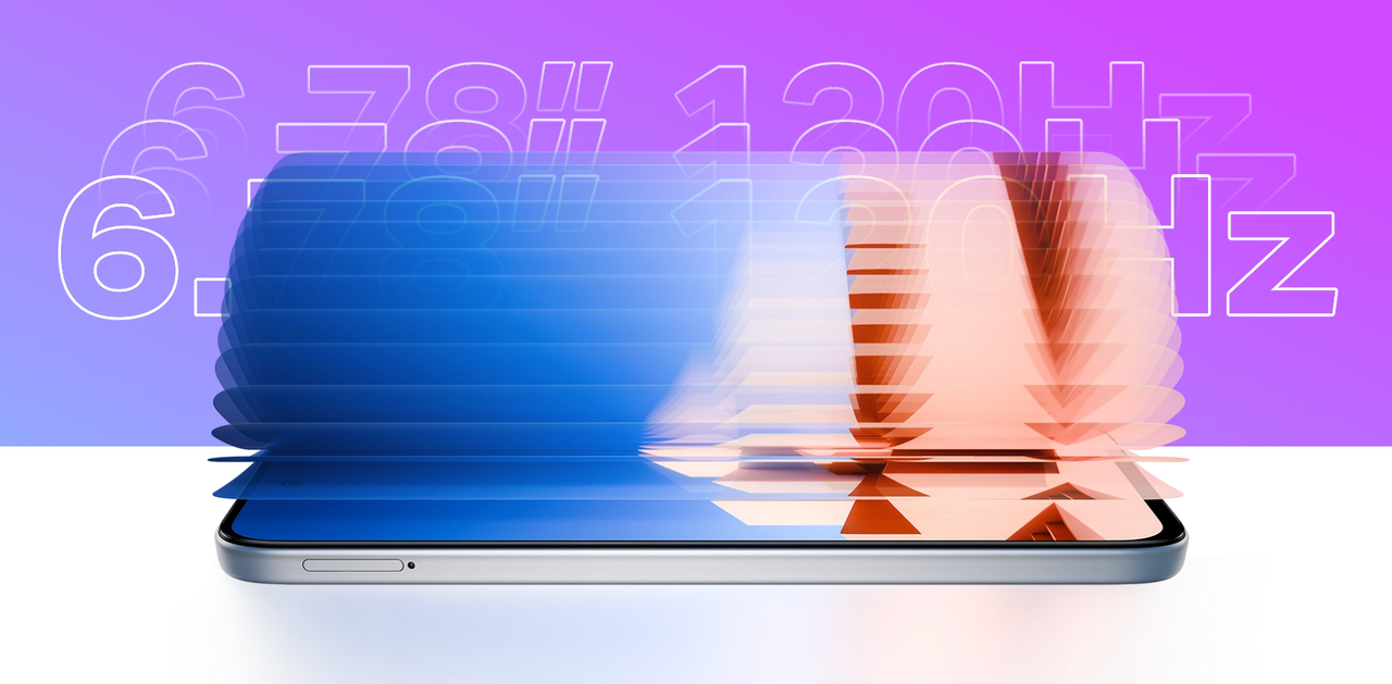 Large 6.78-Inch Display, Smooth 120Hz Refresh Rate