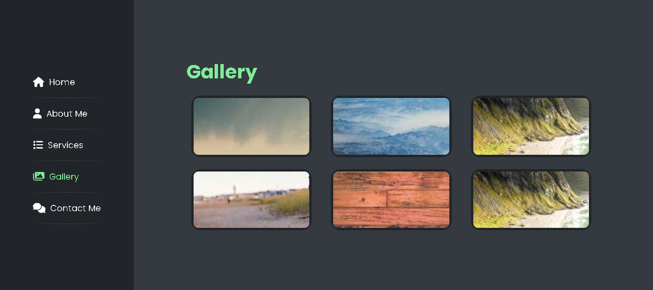3D Parallax Portfolio Effect Preview