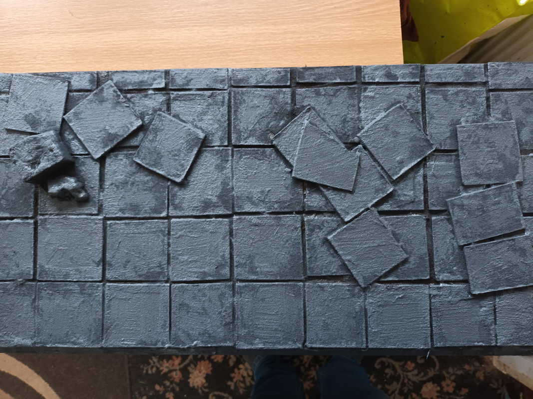 BAMComix - Making a stone tile floor. 9