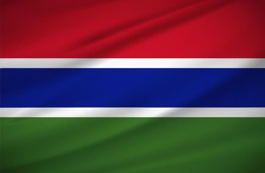 Флаг Гамбии Флаг Гамбии