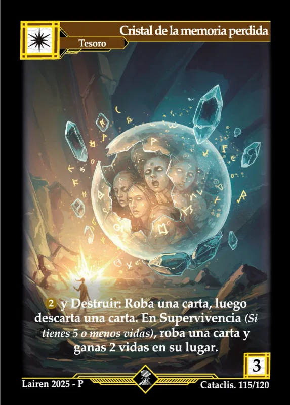 CRISTAL DE LA MEMORIA PERDIDA