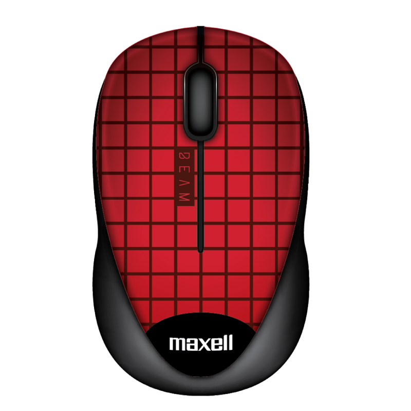 Una persona utilizando el ergonómico mouse Maxell MOWL-250.