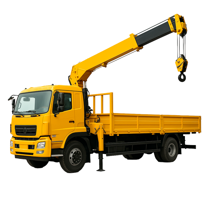 Кран-манипулятор Daewoo, борт 10 т / стрела 5 т