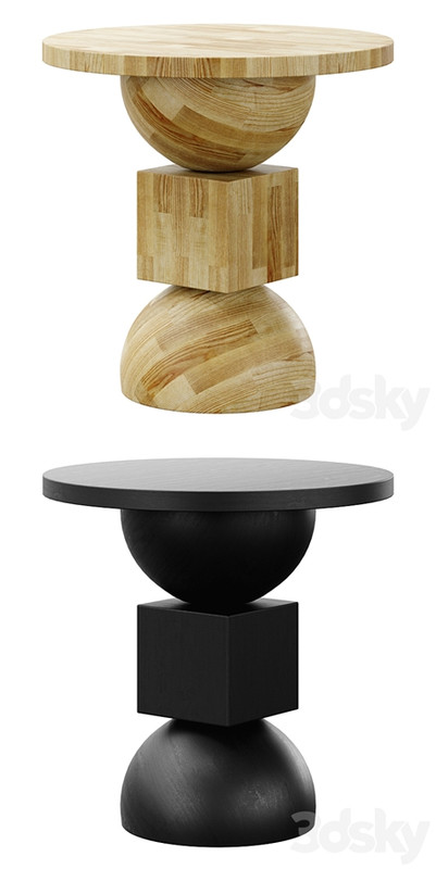 Jordan Natural Oak End table by Crate & barrel