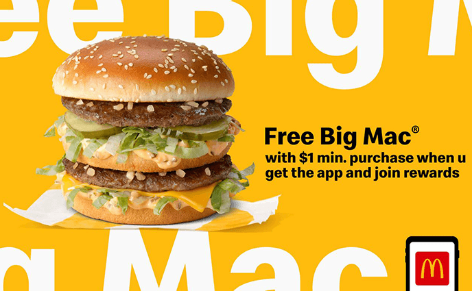 Indulge in a FREE Big Mac at McDonald’s with Just  Purchase for First-Time App Users