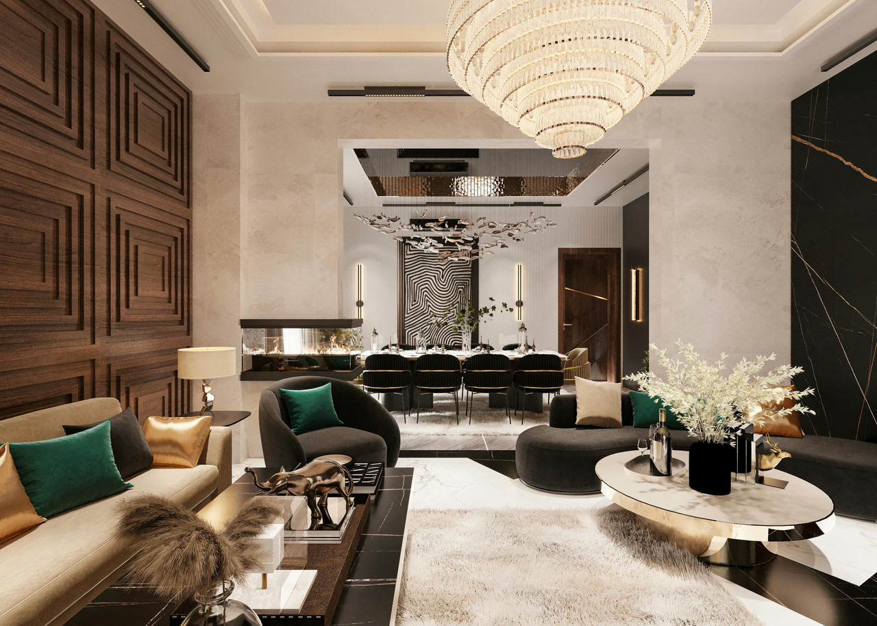 Elegant luxury living room