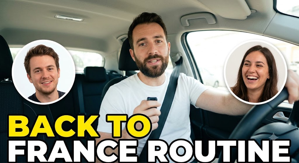 AI-generated example result for the youtube-thumbnail prompt: Lifestyle & Family Vlog – "BACK TO / FRANCE ROUTINE" | Family And Lifestyle Vlog Youtube Thumbnail AI YouTube Thumbnail Prompt