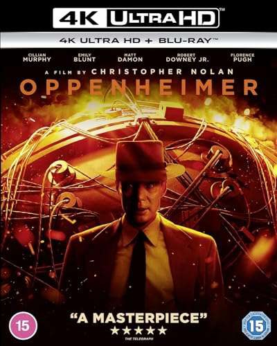 Amazon: Oppenheimer [4K UHD + Blu-ray] 
