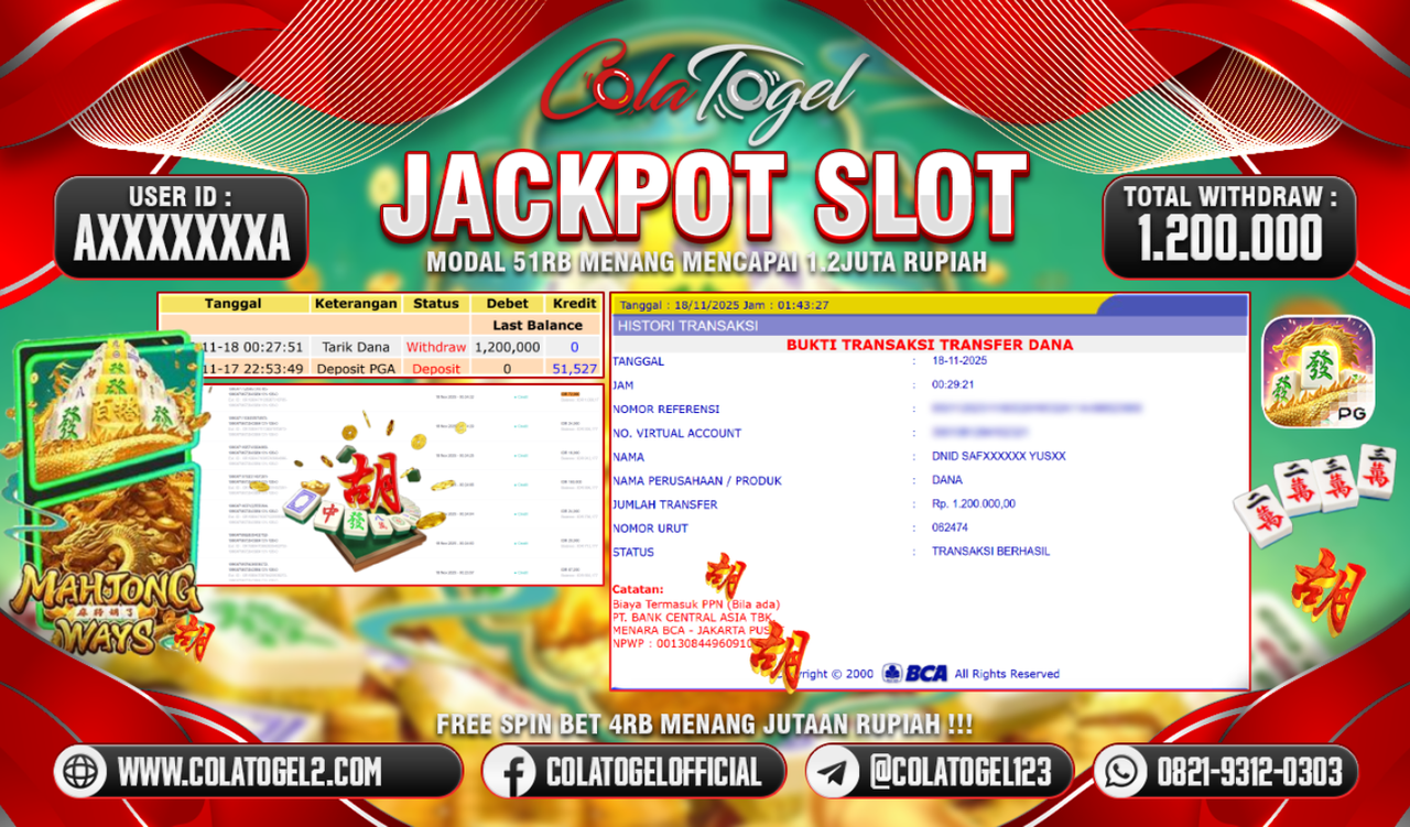 JACKPOT SLOT GACOR!!
