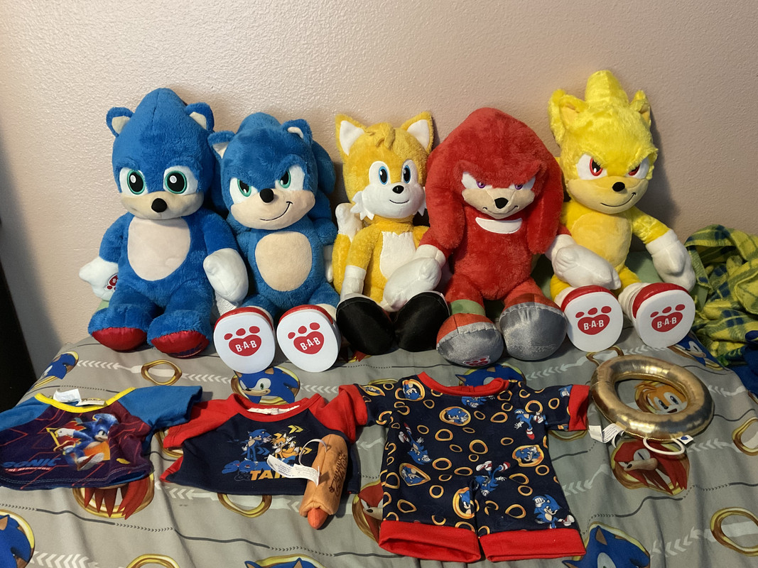My Sonic Plushie Collection
