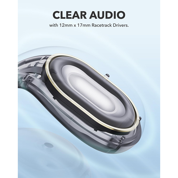 سماعات Soundcore C30i مفتوحة الأذن - تصميم مشبك - راحة فائقة - بطارية 30 ساعة - أسود - 5
