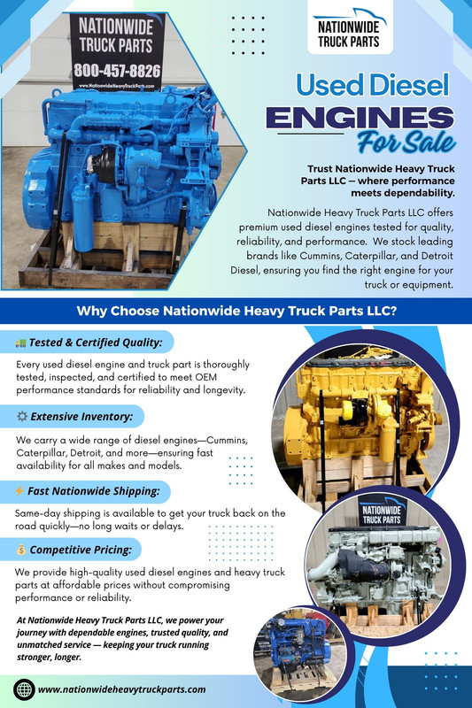 Used Diesel Engines For Sale