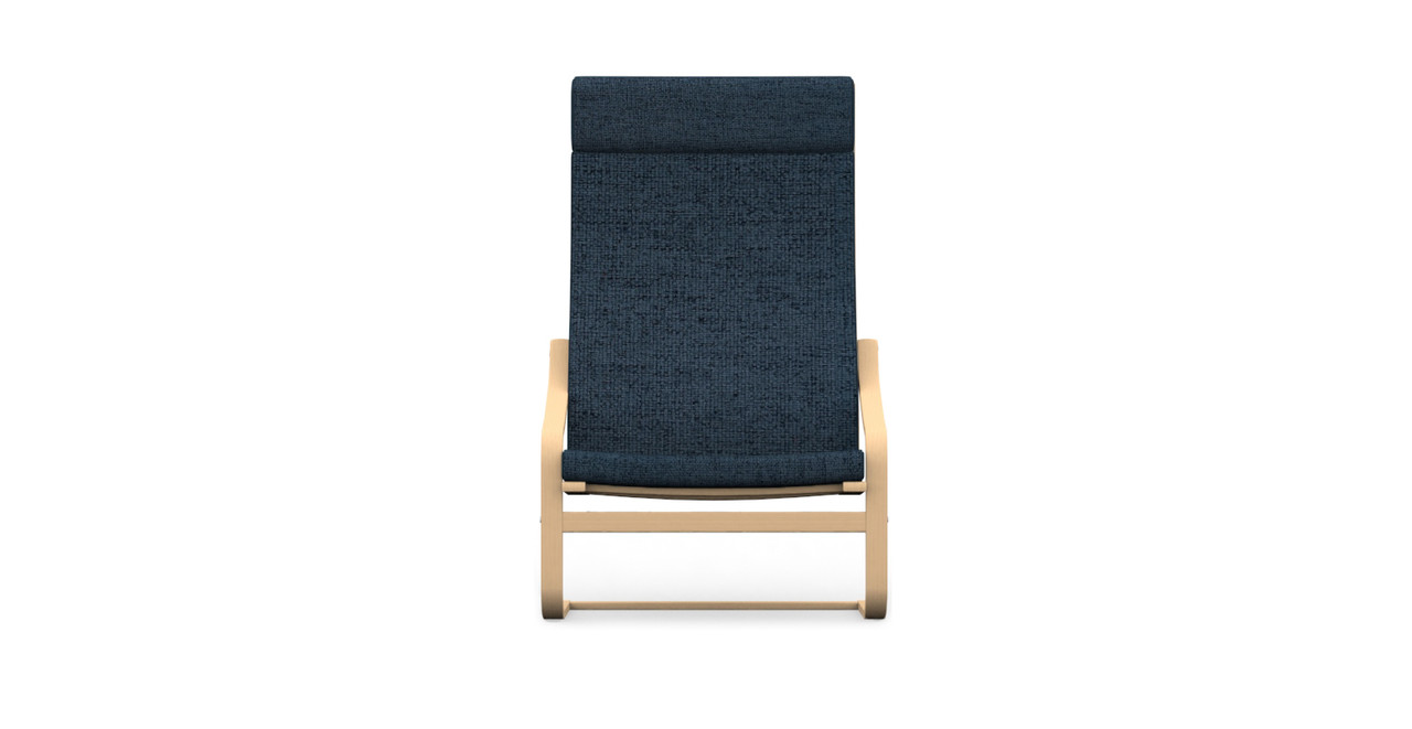 POÄNG IKEA Armchair Cover Panama Cotton Insignia Blue