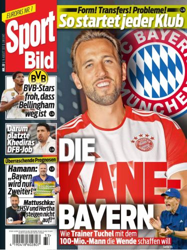 Cover: Sport Bild Magazin No 33 vom 16  August 2023