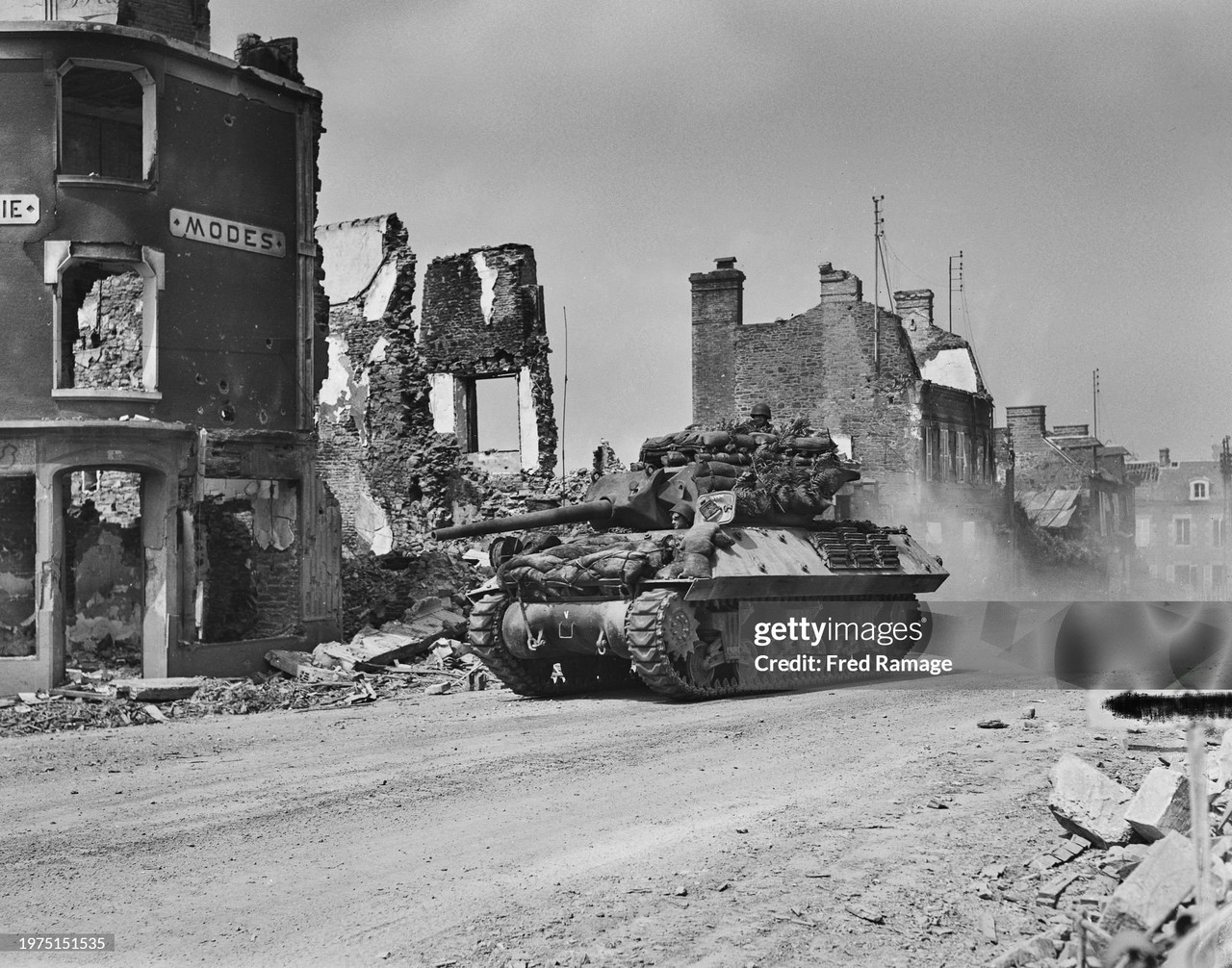 4 Torigni sur Vire during the Allied campaign in Normandy circa August 1944