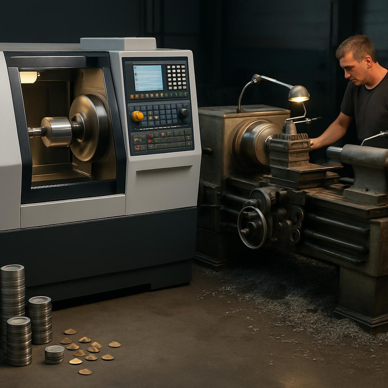 Сравнение затрат на токарные станки с ЧПУ и универсальные в серийном производстве