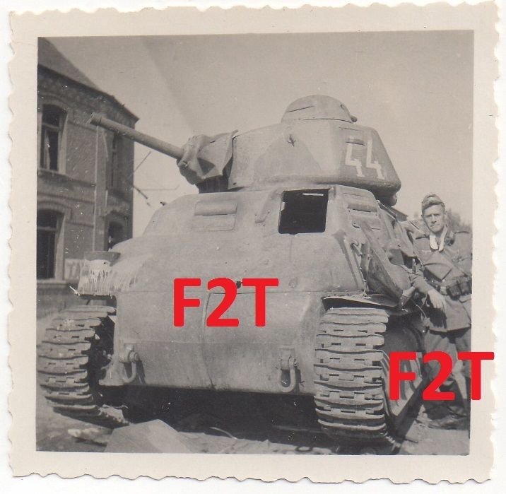 44_CHAR SOMUA S35 67267  44  ABANDONNe а  LANDRE