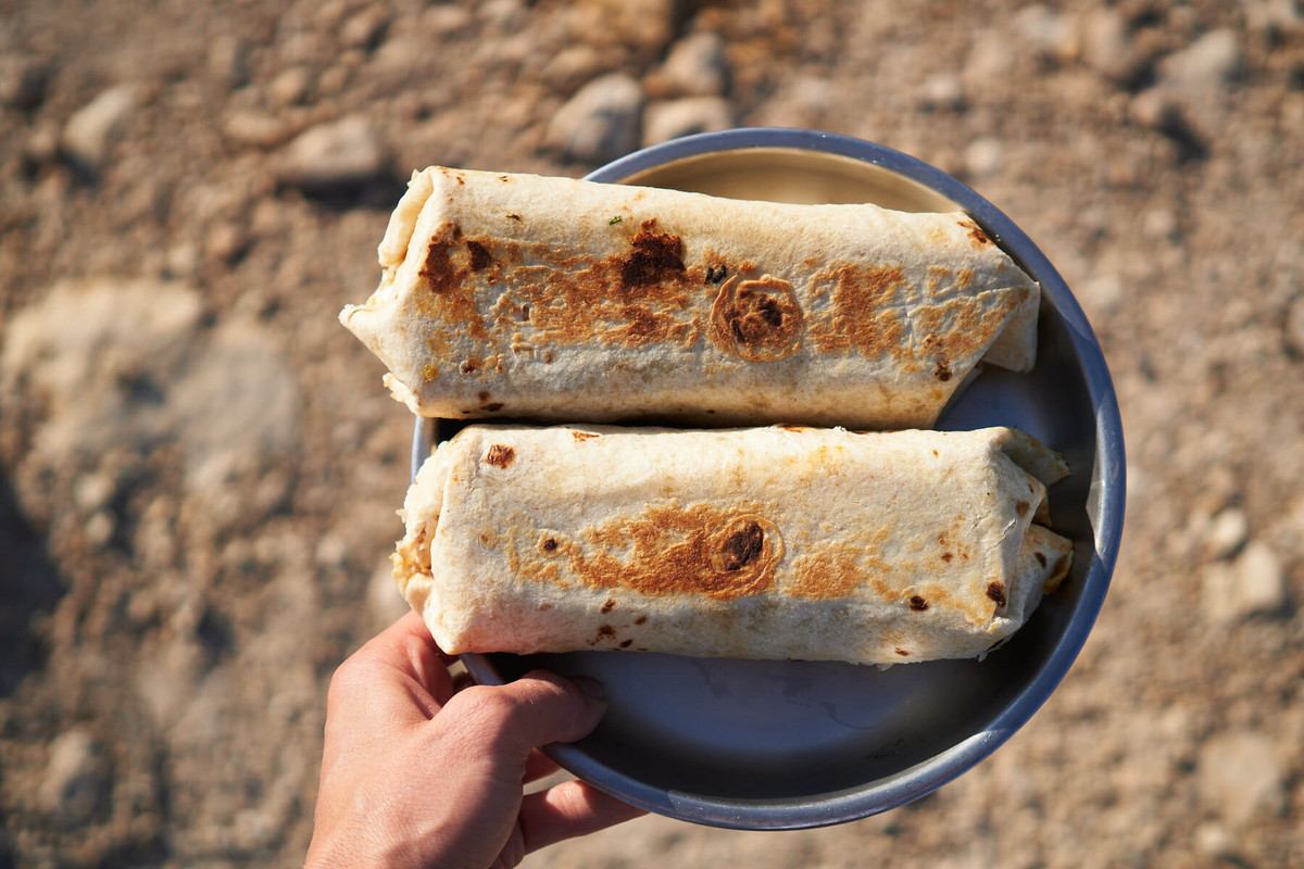 camping burritos image