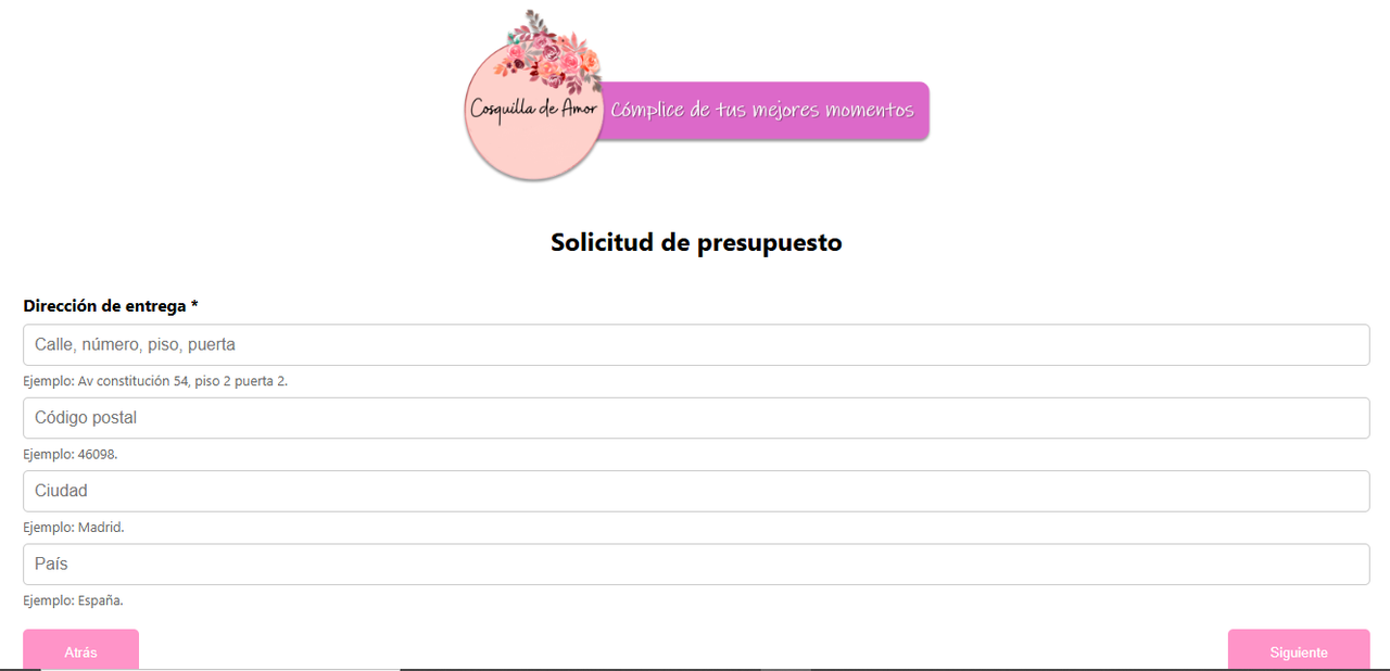 Solicitudes de presupuestos