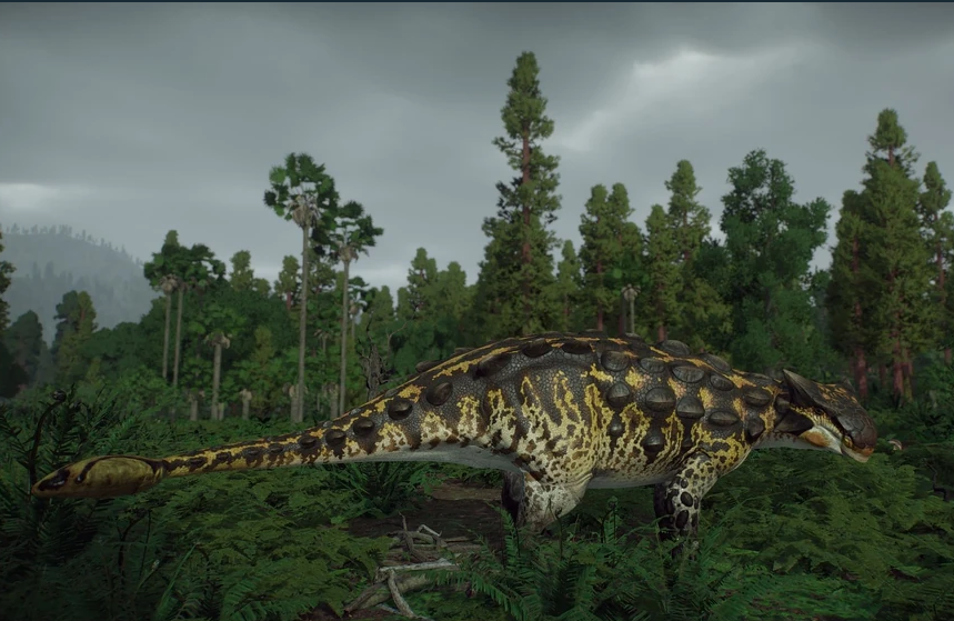 Ankylosaurus with the Levee skin
