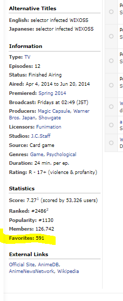 1537 - c8iNO9k Selector infected WIXOSS -591