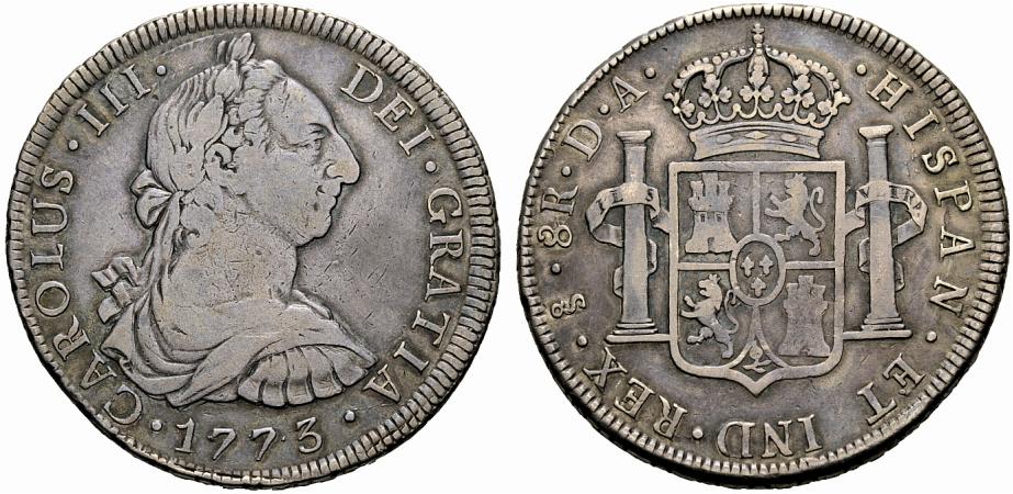 8 Reales de Carlos III de 1773 1189210