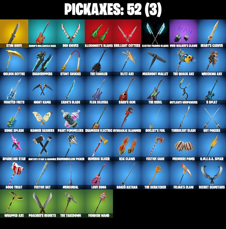 pickaxes comp