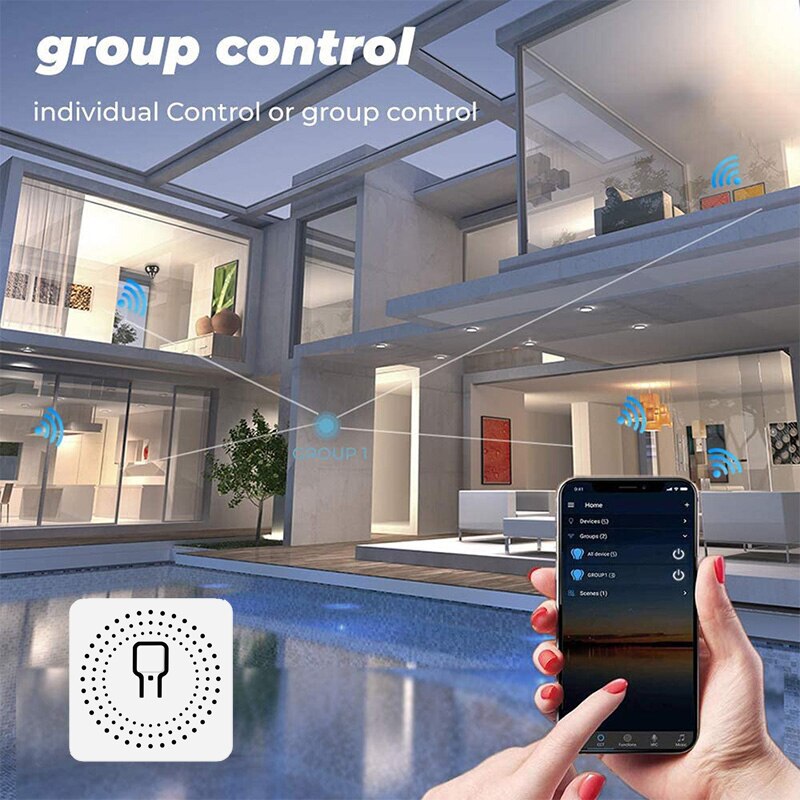 16A Mini Wireless WiFi Smart Switch Timer