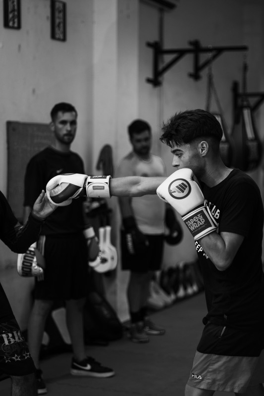 Entrenamiento de boxeo en Ondovilla