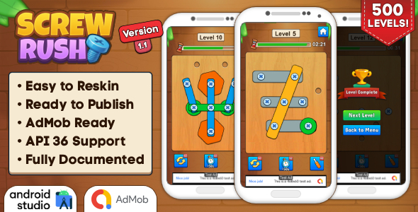Bundle 12 Android Studio Games with AdMob Ads - 1