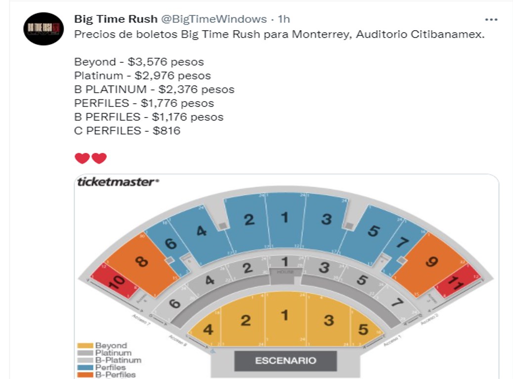 Esto cuestan los boletos de Big Time Rush