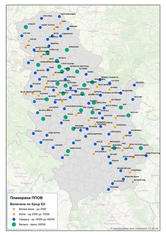 Karta planirano PPOV