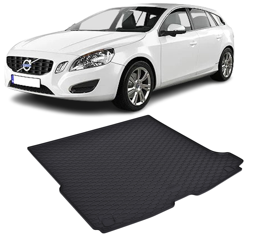 Tavita auto VOLVO V60 Recharge 2018-prezent, protectie portbagaj, Cri-Flo, din cauciuc 100%, compatibil cu autoturismul VOLVO V60 Recharge