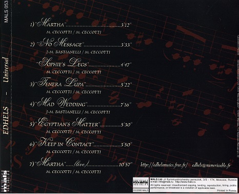 Edhels - Universal (1998) [Reissue 2005] Lossless+MP3